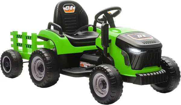 Elektrischer Kinder Traktor mit Anhänger 2 Motor 3-5km/h…