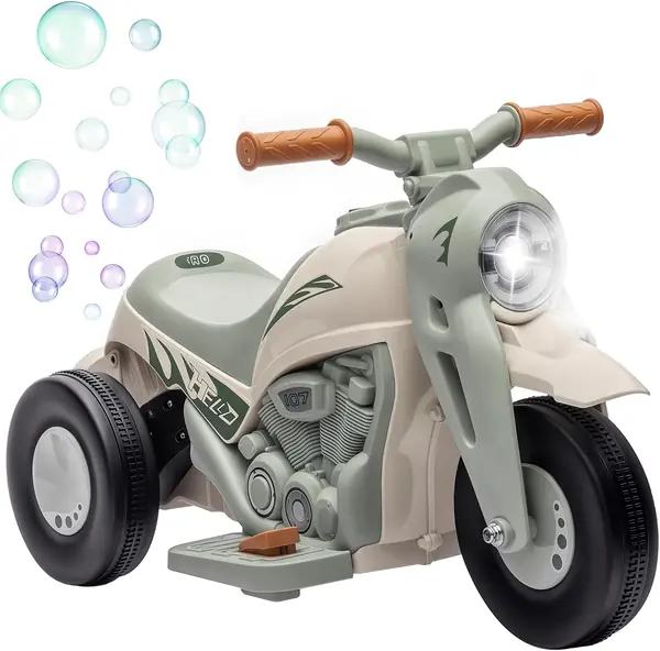 Elektro Kindermotorrad 6V Dreirad Musik für 2-5 Jahre…