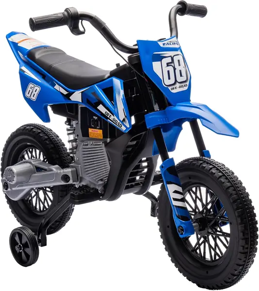 Elektro Kindermotorrad mit Musik, 2 Stützrädern, 3-6…