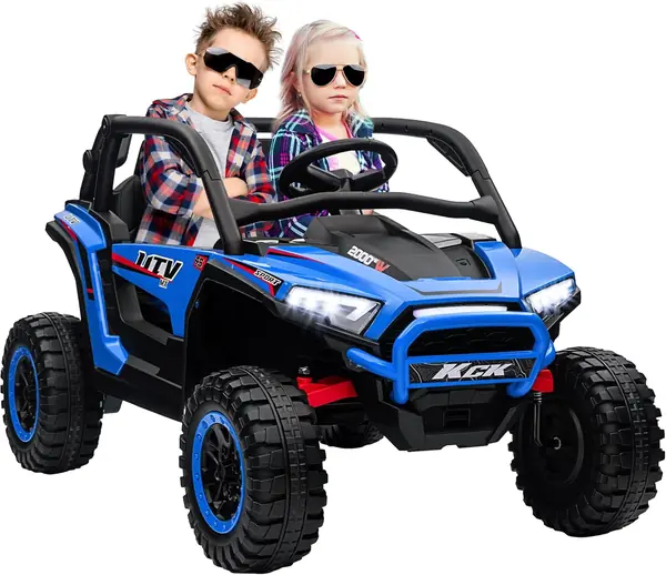 AIYAPLAY Kinder Elektroauto 24V mit 2,4 GHz Fern
