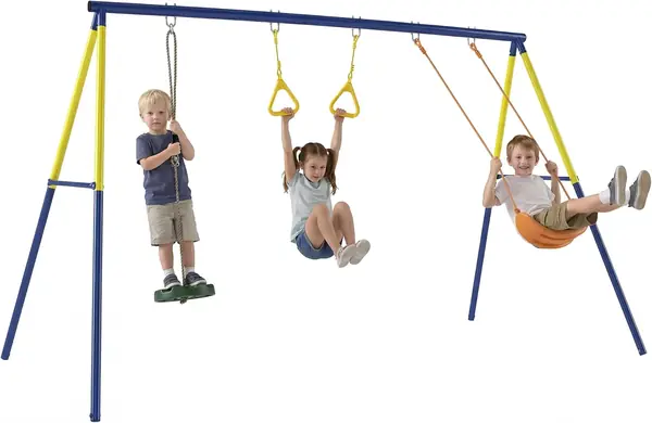 Schaukelgestell 3-in-1 Kinderschaukel für 3-8 Jahre…
