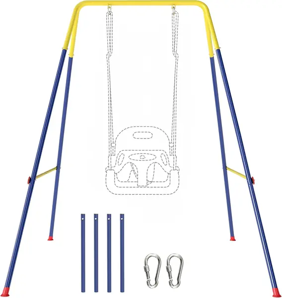 Schaukelgestell Faltbar 128x155x157 cm für 9 Monate bis 8…