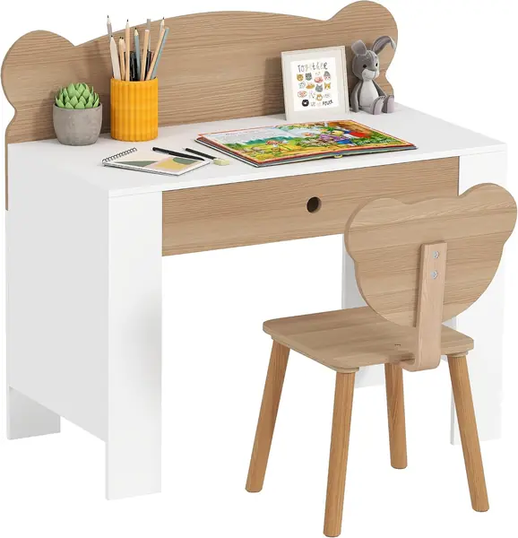Schreibtisch- und Stuhlset für Kinder von 3 bis 8 Jahren…